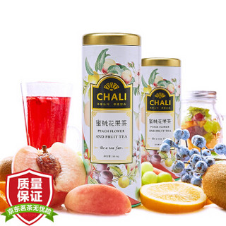 CHALI 茶里 ChaLi 花果茶茶叶水蜜桃味水果茶玫瑰花茶冷泡茶盒装150g