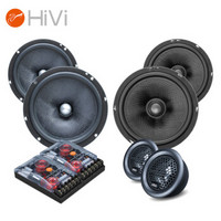 HiVi 惠威 汽车音响前后门6.5英寸KX-165+KX-165C套装可接功放低音炮