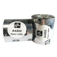 斑马（ZEBRA）A4202BK(树脂基碳带) 70mm*300m (大管芯)