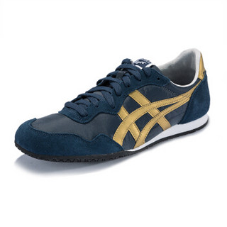 Onitsuka Tiger 鬼冢虎 运动休闲鞋 D109L-5094 深蓝色/金色 44