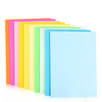 正彩（ZNCI）A4彩卡纸儿童手工纸学生文具用品10色混装180g100张/包 6504
