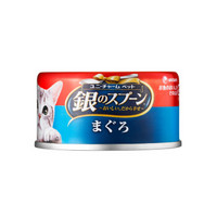 佳乐滋（Gaines）银勺金枪鱼及鲣鱼猫粮罐头70g 猫湿粮 日本品牌