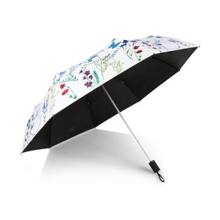 酷波德（KOBOLD）晴雨伞超轻遮阳伞黑胶防晒防紫外线防晒伞折叠太阳伞