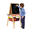B.Toys 比乐 木制画板玩具 涂鸦板 写字板 绘画板 支架学习小黑板 家用 3岁+ BX1319Z