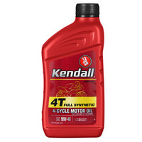 Kendall 康度 美国原装进口 4T 摩托车机油 四冲程摩托车全合成机油 10W-40 SL级 1L 汽车用品 *6件