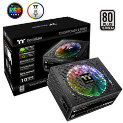 Tt TPI RGB PLUS 1200W 机箱电源（白金牌、全模数位、日系电容、RGB风扇、十年质保)