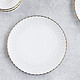 京东京造 鎏金骨瓷系列  餐具套装 4只装 210mm 白月光
