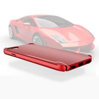 OKSJ 苹果充电宝背夹电池 iPhone6s/7/8 充电手机壳无线移动电源通用壳冲 真轻薄 4.7英寸红黑款