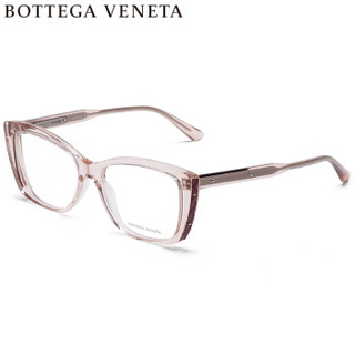 葆蝶家Bottega Veneta eyewear光学镜架女款 近视眼镜框 BV0183O-004 粉红镜框 52mm