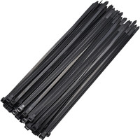 卡夫威尔 自锁式尼龙扎带 理线带 扎线 7.6*350mm 黑色 50支装 OT2797G