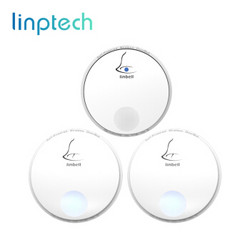 linptech 领普 科技（linptech）门铃 家用无线门铃不用电池自发电远距离防水老人呼叫器 G2一拖二