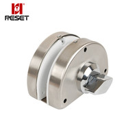 锐赛特 (RESET) RST-161 不锈钢玻璃门锁免开孔圆形单开移门锁