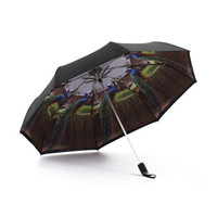 酷波德（KOBOLD）双层遮阳伞晴雨伞超强防紫外线防晒伞折叠太阳伞