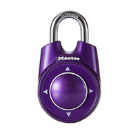 玛斯特MasterLock方向密码锁健身房储物柜密码挂锁1500ID紫色