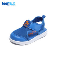 天美意（TEENMIX）童鞋夏季儿童凉鞋男童女童幼童包头沙滩凉鞋DX6915 蓝色 150