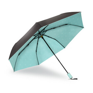 酷波德（KOBOLD）太阳伞防晒黑胶三折防紫外线雨伞晴雨遮阳伞女