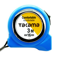 takama 201030 3M公制钢卷尺伸缩双色尺测量工具