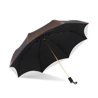 酷波德（KOBOLD）双层防晒伞超轻太阳伞三折叠防紫外线遮阳伞