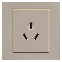 ABB开关插座面板 16A三孔空调插座 永致系列 金色 AH206-PG