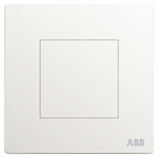 ABB 开关插座面板 空白面板 轩致系列 白色 AF504