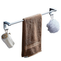 家蕊（JIARUI）601621 太空铝毛巾架 浴巾架浴室挂件 卫生间置物架