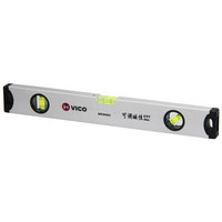 威克（vico）WK50602 水平尺600mm高精度可调磁性水平尺 微型磁性铝合金小水平仪 靠尺装修测量工具