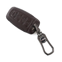 车达品哈佛真皮钥匙套H2S.H6COUPE.H7.H8.H9钥匙包钥匙扣钥匙壳智能四键4D棕