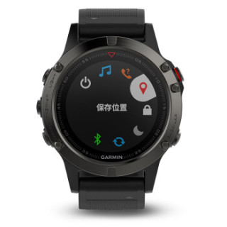 佳明 GARMIN Fenix5飞耐时5光学心率GPS多功能北斗三星定位登山跑步智能运动表游泳户外腕表中文普通版