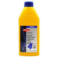 德尔福(DELPHI）DOT4 汽车/摩托车刹车油/制动液 原厂品牌 (干沸点265 °C/湿沸点155 °C)英国进口 1L