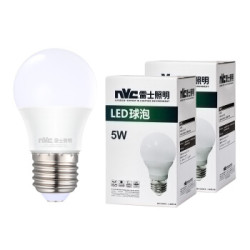 nvc-lighting/雷士照明 LED灯泡 球泡 5W 白光 *3件