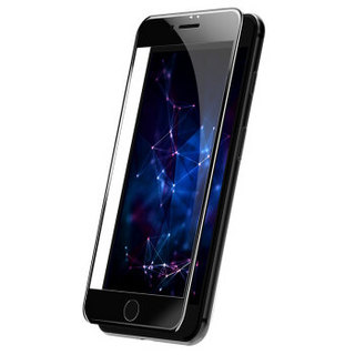 MOCOLL 苹果iPhone 7/8 钢化膜/保护膜 二强全屏高清防爆贴膜 黑色