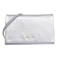 COCCINELLE 可奇奈尔 意大利 女士银色牛皮荔枝纹手拿肩背斜挎包 E1 AP5 19 02 01 169