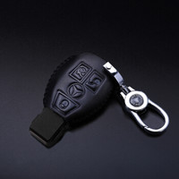 金銮殿(KING ETING)奔驰钥匙包真皮钥匙套 汽车钥匙扣 B款插入式钢琴黑