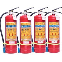 星浙安 灭火器 4公斤干粉灭火器 商用家用灭火器4具组合装 手提式干粉灭火器MFZ/ABC4KG