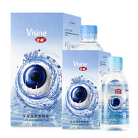 优能Visine深层滋养洗眼液套装250ml+100ml  清洁眼部护理液 洗眼睛水 清洗眼部卸妆残留