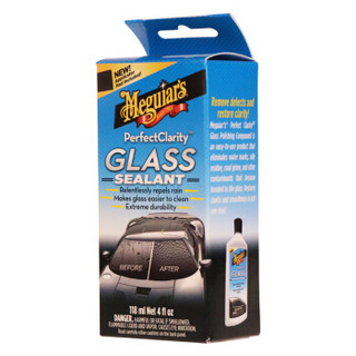 Meguiar's 美光 玻璃镀膜剂清洁剂防水挡风玻璃长效驱水拨水剂G8504汽车用品118ML