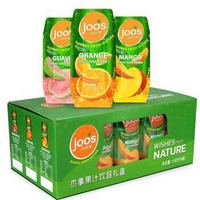 泰国进口 杰事（Joos）综合口味果汁 180ml*3支*3组 （礼盒装）果汁饮料