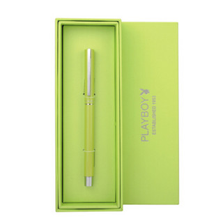 花花公子（PLAYBOY)尚品系列钢笔 女士成人学生用练字墨水笔 珠光绿F4604-B