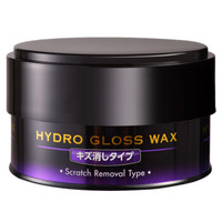 SOFT99 镜面镀膜汽车蜡划痕蜡 车漆细划痕修复抛光蜡 打蜡上光去污蜡汽车用品 含打蜡毛巾(新品水性蜡)