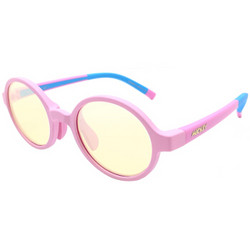Disney 迪士尼 儿童防蓝光辐射眼镜手机电脑抗疲劳护目镜男女通用5-12岁 粉色