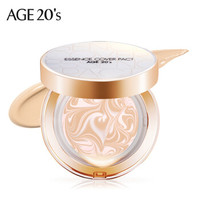 爱敬 AGE20's(age20s)气垫bb霜/水粉霜正装12.5g 象牙白(爱纪二十之精华粉底霜21号色) 气垫BB霜 粉底液 水润保湿遮瑕