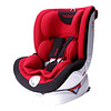 贝婴适 德国beingse儿童安全座椅宝宝汽车用座椅0-4-7-12岁isofix硬接口360度可旋转 经典黑红