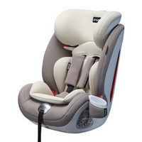 Drom 儿童汽车安全座椅 宝宝安全座椅 双鱼座 9个月-12岁 3C认证  亚麻银