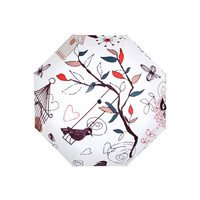 酷波德（KOBOLD）黑胶防晒防紫外遮阳伞超轻晴雨两用伞太阳伞女