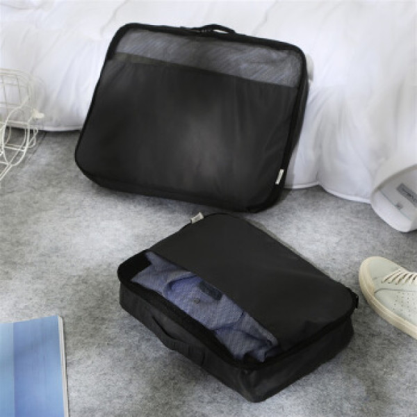 商品京东京造 大号衣物收纳袋 整理袋/尼龙易擦洗/旅行收纳 黑色
