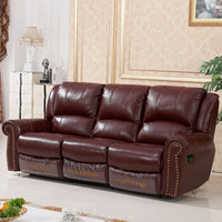 中伟头等舱沙发现代简约沙发三人家庭沙发懒人沙发手动优质西皮沙发