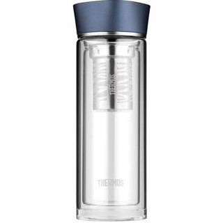 THERMOS 膳魔师 TCGB-400 BL 玻璃杯 400ml 浅灰