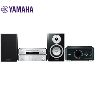 雅马哈（Yamaha）MCR-N670 音响 音箱 迷你音响 CD机 HIFI组合套装 2.1声道 蓝牙音响 wifi 配BP301音箱