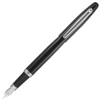 犀飞利(Sheaffer)钢笔 VFM系列 书法练字墨水笔 商务办公签字笔 黑丽雅白夹F尖