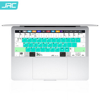 JRC MacBook苹果新Pro13(A1706/A1989)笔记本透光键盘膜 新Pro15英寸(A1707/A1990)硅胶功能保护膜 鸟蛋绿